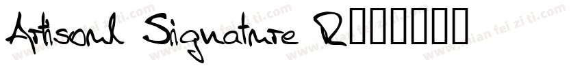 Artisoul Signature R字体转换